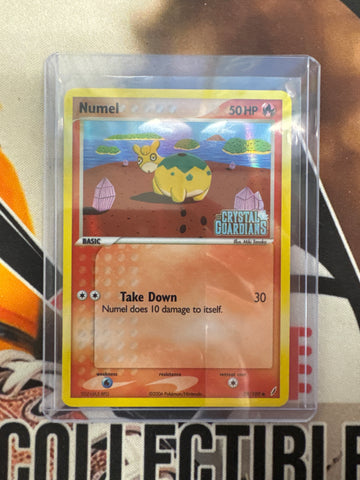 Pokémon Numel Crystal Guardians Reverse Holo 59/100 NM