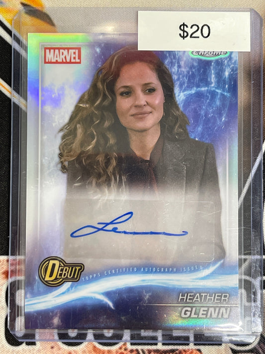 2025 Topps Chrome Marvel Studios Heather Glenn (Margarita Levieva) Debut Auto