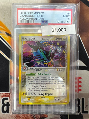 2006 Pokemon EX Gyarados Delta Species Holo 8/110 Holon Phantoms PSA 9