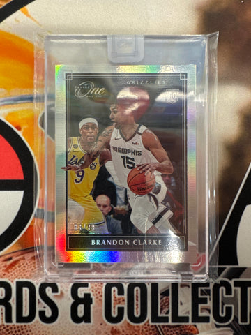 2019-20 Panini One And One NBA Brandon Clarke Rookie Refractor /99