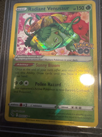 Pokemon Radiant Venusaur 004/078 Pokemon Go