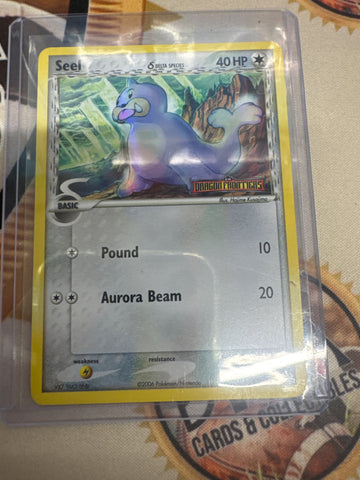 Pokemon Seel 62/101 Dragon Frontiers reverse holo