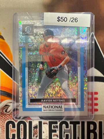 2026 Bowman Baseball X The National Xavier Neyens National Refractor /26
