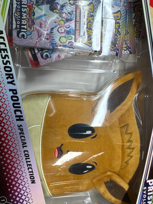Pokemon Prismatic Evolutions Eevee Accessory pouch
