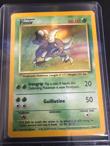 Pokémon Pinsir holo (Jungle) 9/64 Error