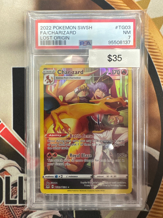 Pokemon Charizard TG03/TG30 PSA 7