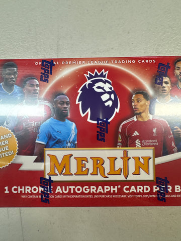 2025-26 Topps Merlin English Premier League EPL hobby