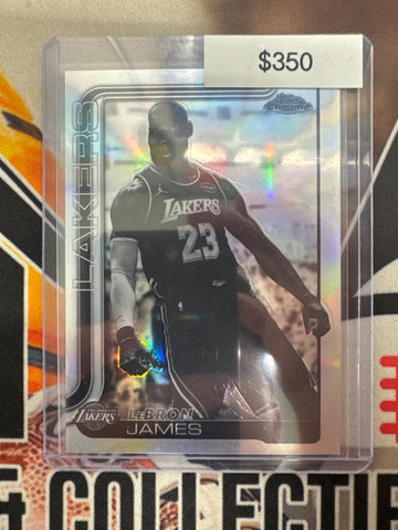2026 Topps Chrome Update NBA LeBron James Negative Refractor