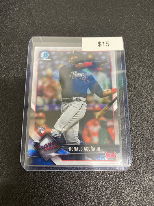 2018 MLB Bowman Chrome Ronald Acuna Jr Rookie