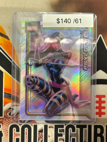 2026 Topps Chrome Marvel Psylocke Merlin Refractor /61