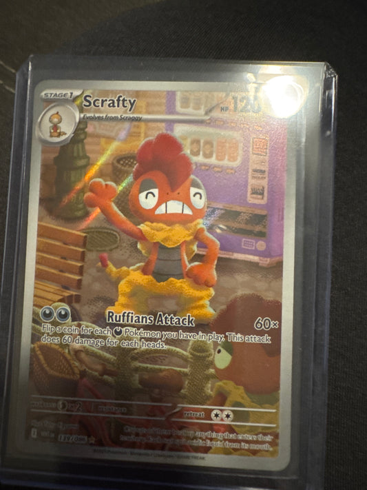Pokemon Scrafty 139/086 White Flare