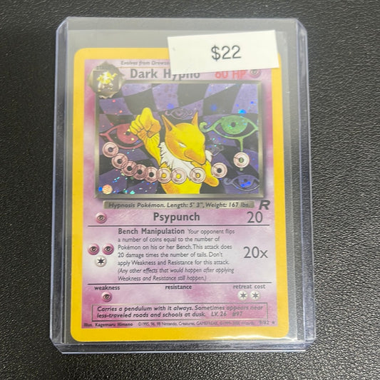 Pokémon Dark Hypno Team Rocket Holo 9/82