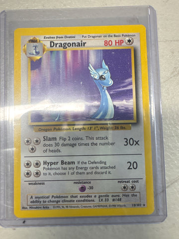 Pokemon Dragonair 18/102 Base set LP