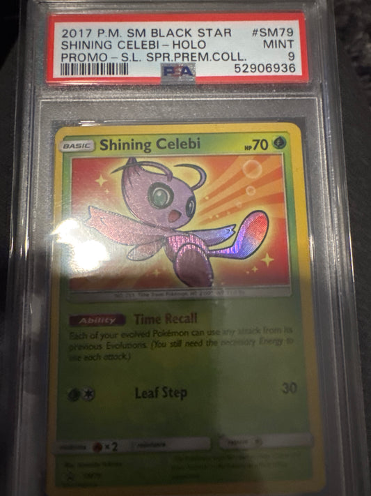 Pokemon Shining Celebi SM79 PSA 9