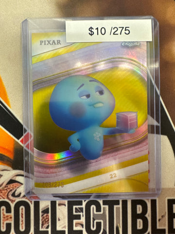 2025 Topps Chrome Disney 22 Yellow Refractor /275