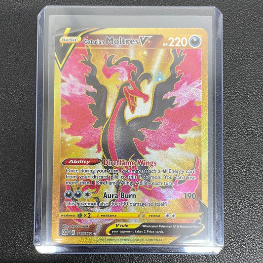 Pokémon Galarian Moltres V Secret (Brilliant Stars) 183/172