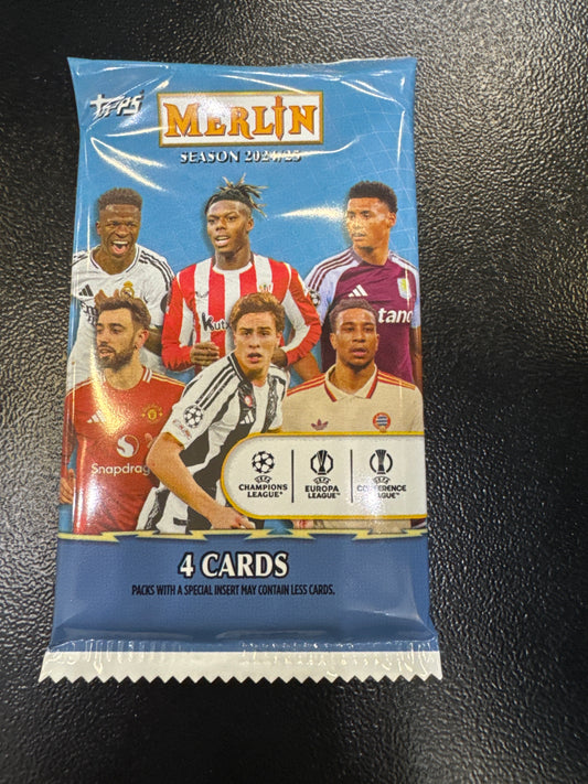 2024-25 Topps Merlin soccer pack