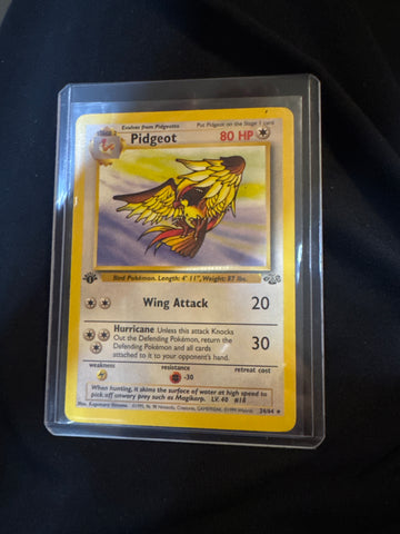 Pokémon Jungle Pidgeot 24/64 1st Edition LP