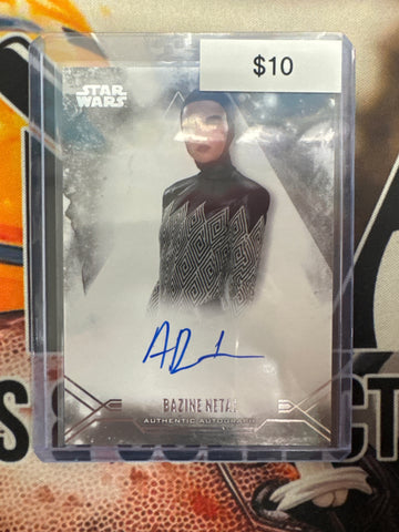 2025 Topps Star Wars Stellar Signatures Anna Brewster As Bazine Netal Autograph