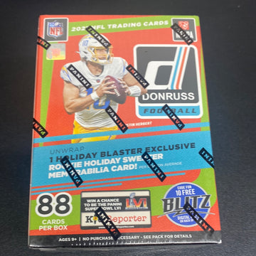 2021 Donruss NFL holiday blaster