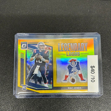 2021 NFL Donruss Optic Mac Jones Legendary Logos Rookie /10