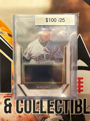 2025 Topps Definitive Collection MLB Tony Gwynn Helmet Relic /25