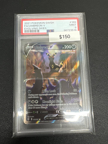 Pokemon Umbreon V 189/203 PSA 9