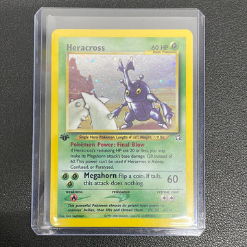 Pokémon 1st Edition Heracross (Neo Genesis) 6/111 LP