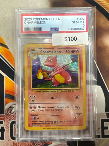2023 Pokemon Classic Collection Charmeleon 002/034 PSA 10