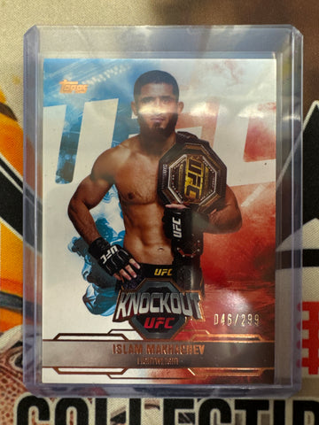 2025 Topps Knockout UFC Islam Makhachev Bronze Refractor /299