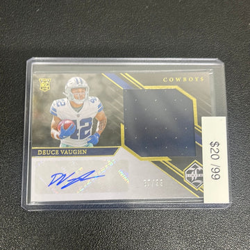 2023 NFL Limited Deuce Vaughn Rookie Patch Auto /99