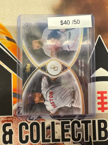 2026 Topps Dynamic Duals MLB Roger Clemens & Garrett Crochet Gold Refractor /50