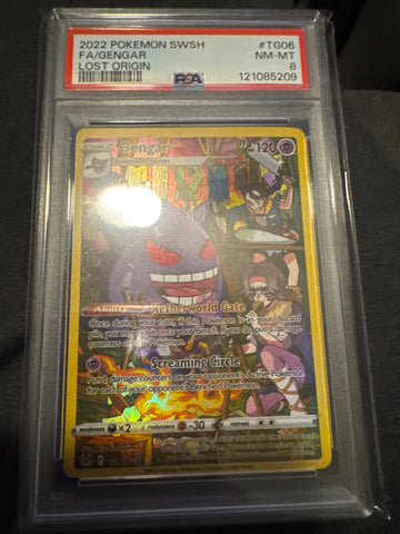 Pokemon Gengar TG06/TG30 PSA 8