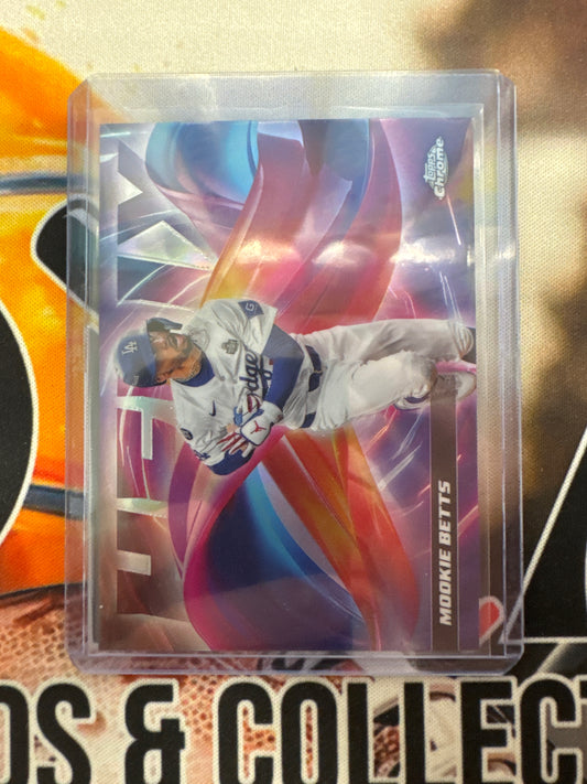 2025 Topps Chrome MLB Mookie Betts Helix SSP