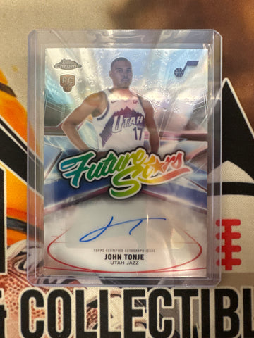 2026 Topps Chrome NBA Update John Tonje Rookie Future Stars Autograph