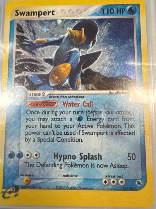 Pokémon Swampert Ruby and Sapphire Holo 13/109 LP