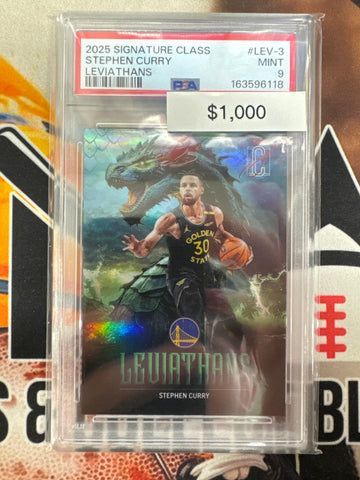 2025 Topps Signature Class NBA Stephen Curry Levitations SSP PSA 9