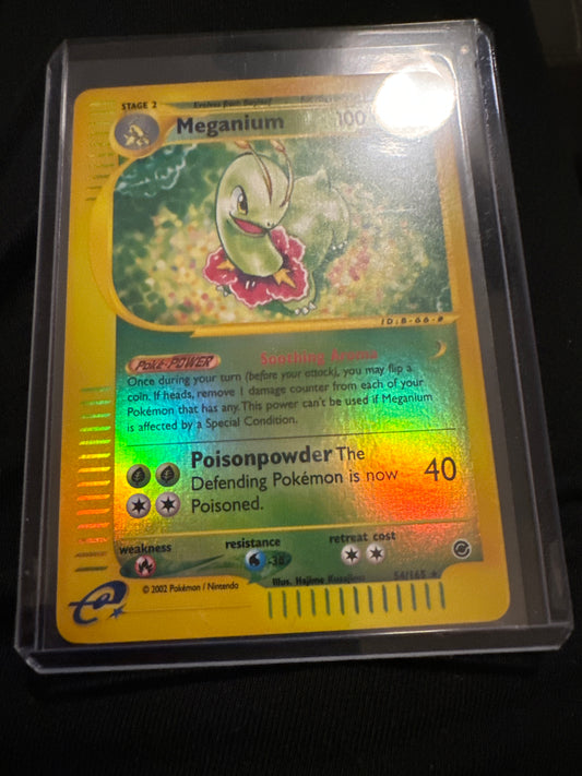 Pokémon Meganium Reverse Holo Expedition 54/165