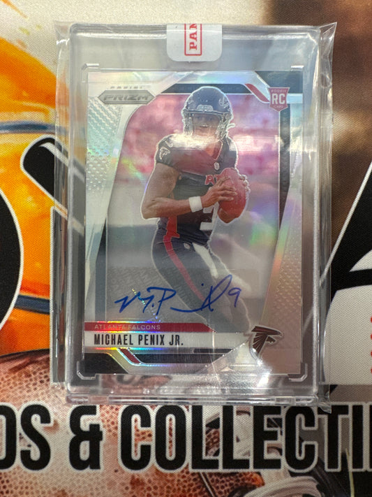 2024 Panini Prizm NFL Michael Penix Jr. Rookie Silver Autograph