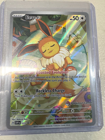 Pokemon Eevee SVP 173 Pokemon Center promo Prismatic Evolutions