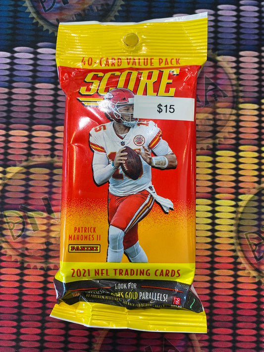2021 NFL Score Football Value Pack Cello