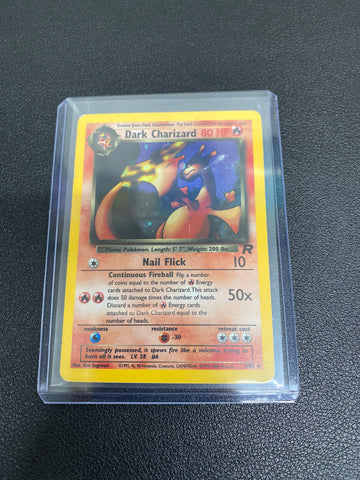 Pokémon Dark Charizard Team Rocket Holo 4/82 DM