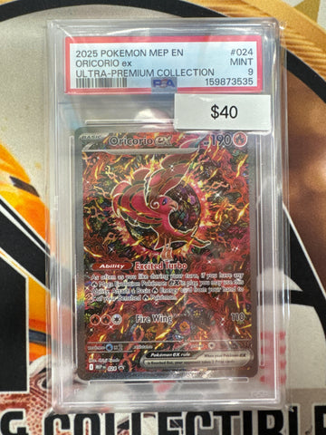 Pokémon Oricorio ex Special Illustration Promo MEP 024 PSA 9