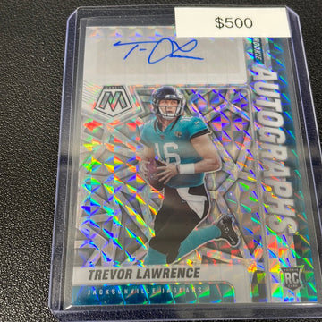 2021 Mosaic Trevor Lawrence rookie auto