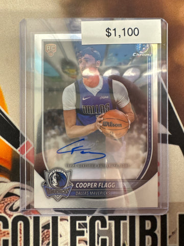 2025-26 Topps Bowman Chrome Basketball Cooper Flagg Rookie Autograph