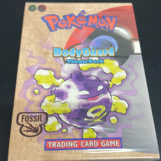 Pokémon Fossil Body Guard theme Deck red logo