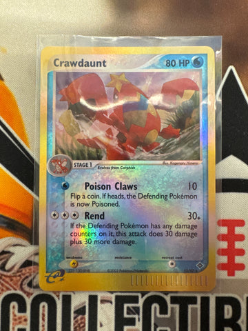 Pokémon Crawdaunt 13/97 Reverse Holo Dragon NM