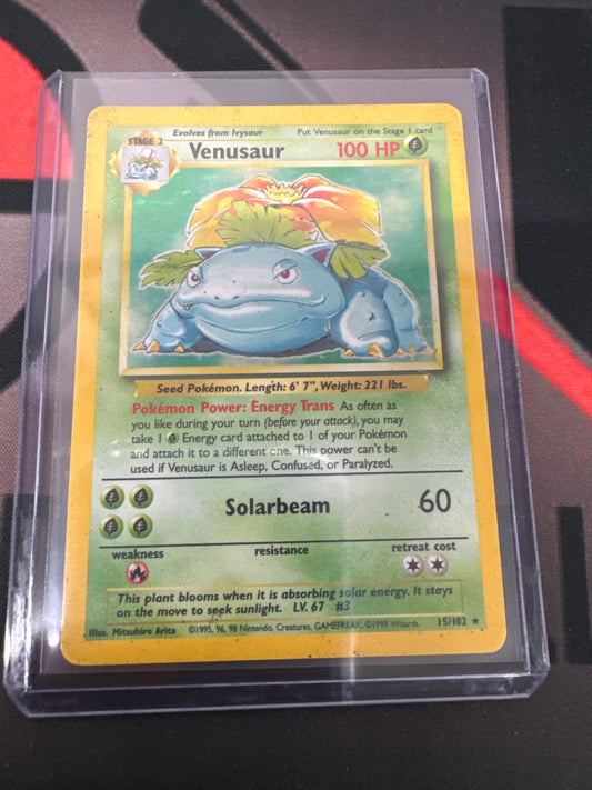 Pokémon Venusaur (Base Set) Holo 15/102 MP