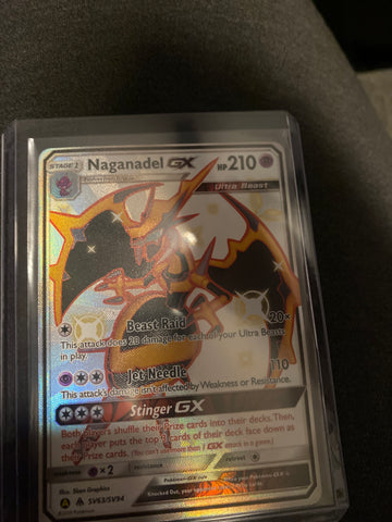 Pokémon Naganadel GX SV63/SV94 Hidden Fates