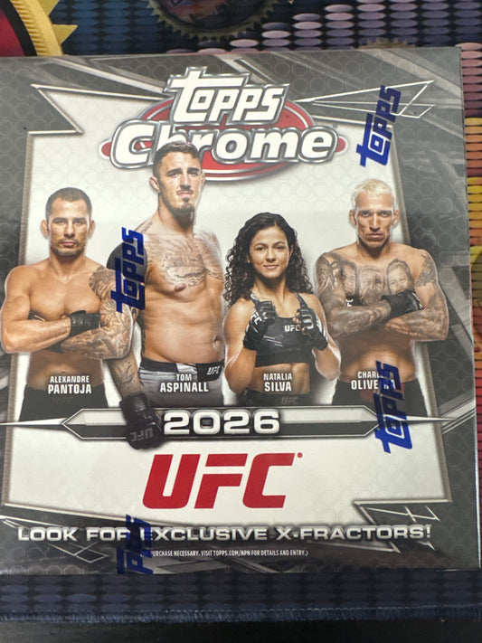 2026 Topps Chrome UFC Mega box